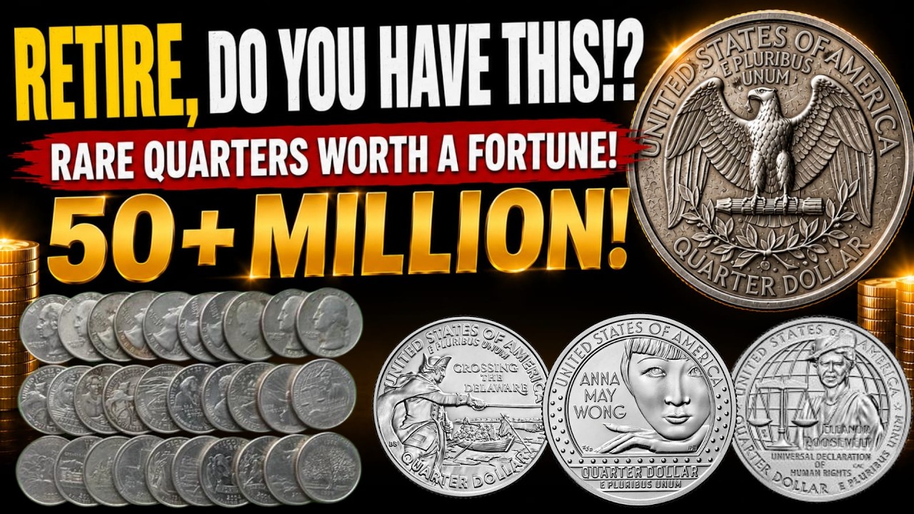 Retire! Do You Have This? Worth Big Money Pocket Change Quarter Dollar Worth a Fortune!
