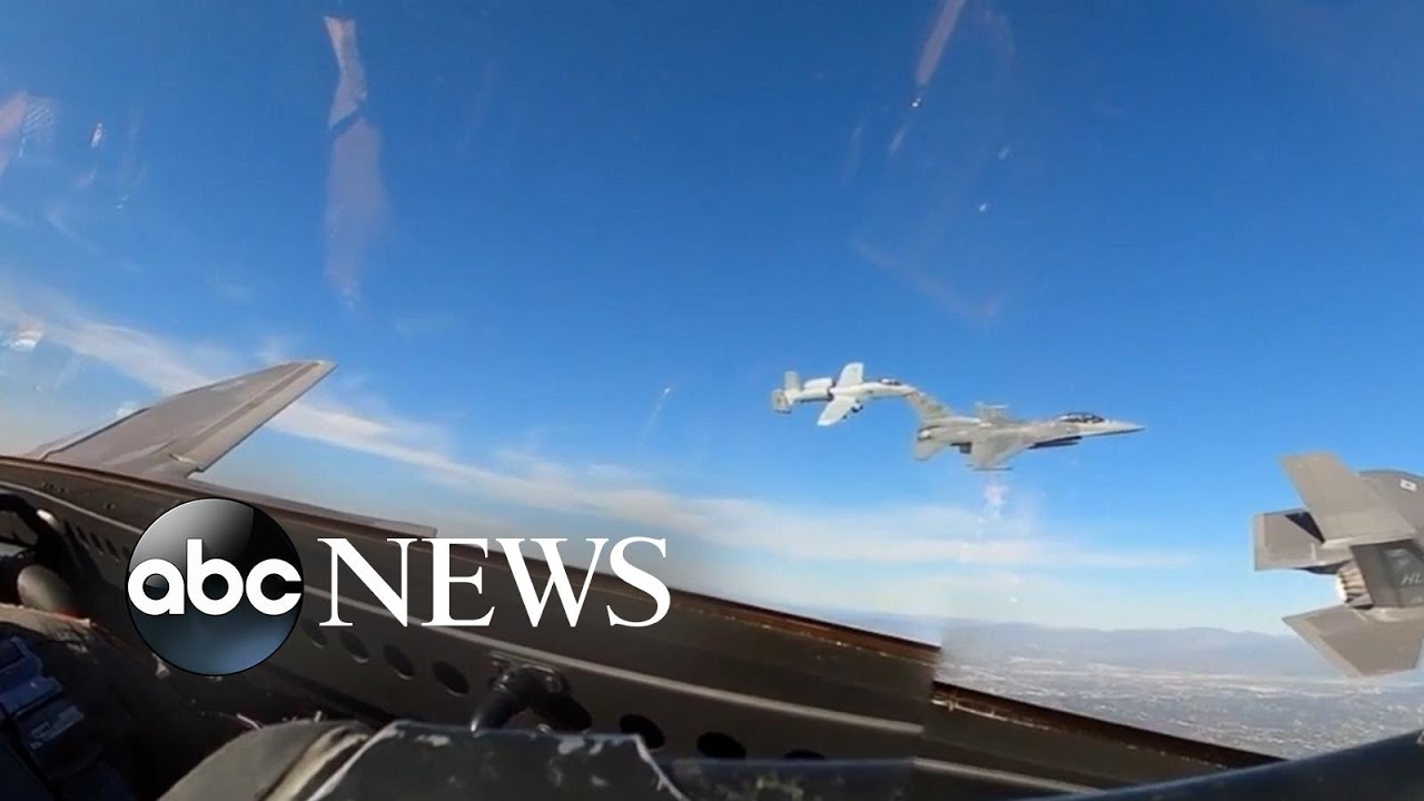 Air Combat Command demonstration teams rehearse ahead of Super Bowl