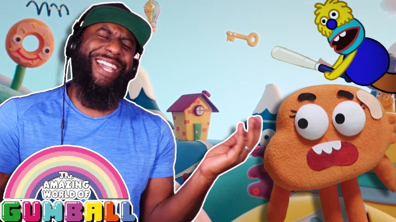 FIRST TIME WATCHING | Don't Hug Me I'm Scared & The Amazing World of Gumball Crossover | Reaction