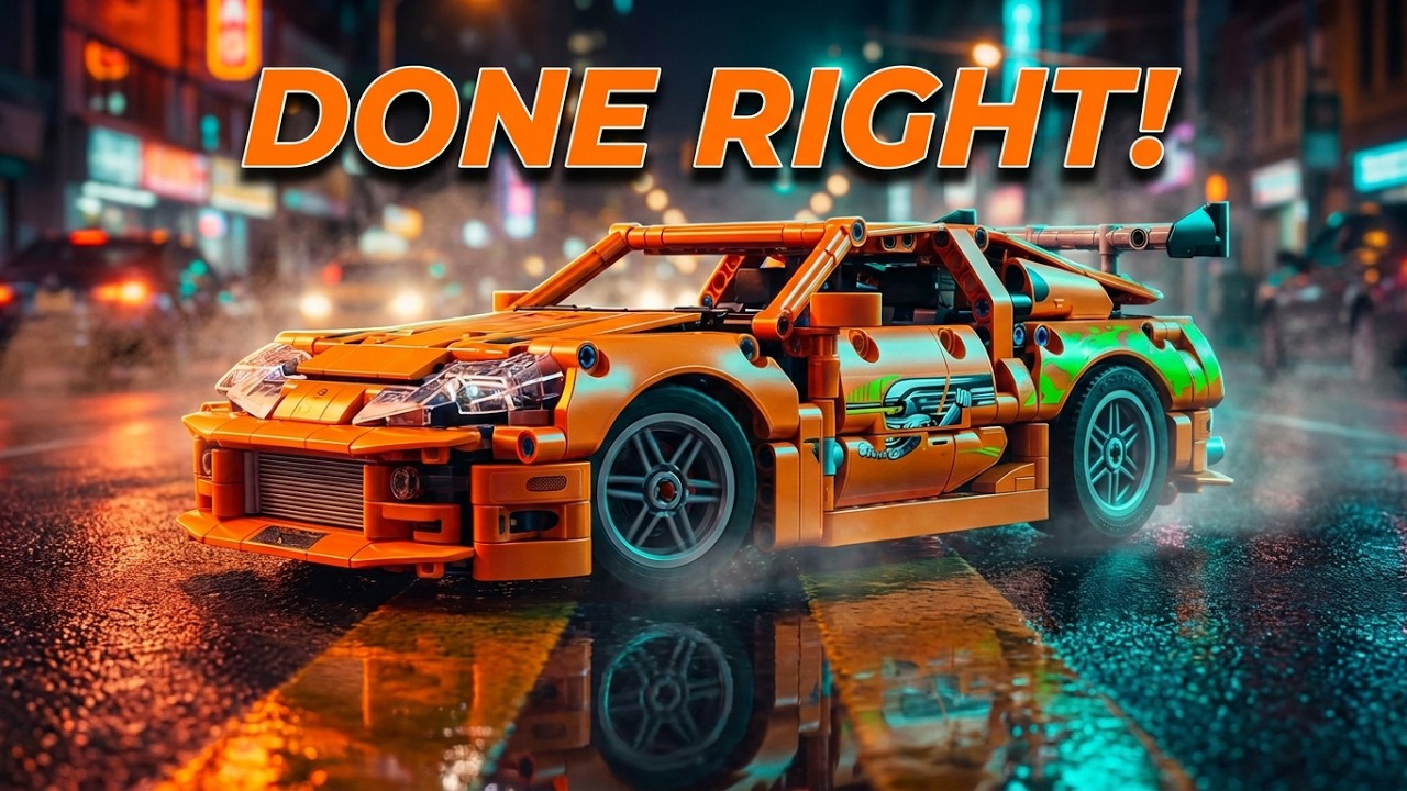 LEGO Technic Supra MK4 – Fast & Furious Done Right