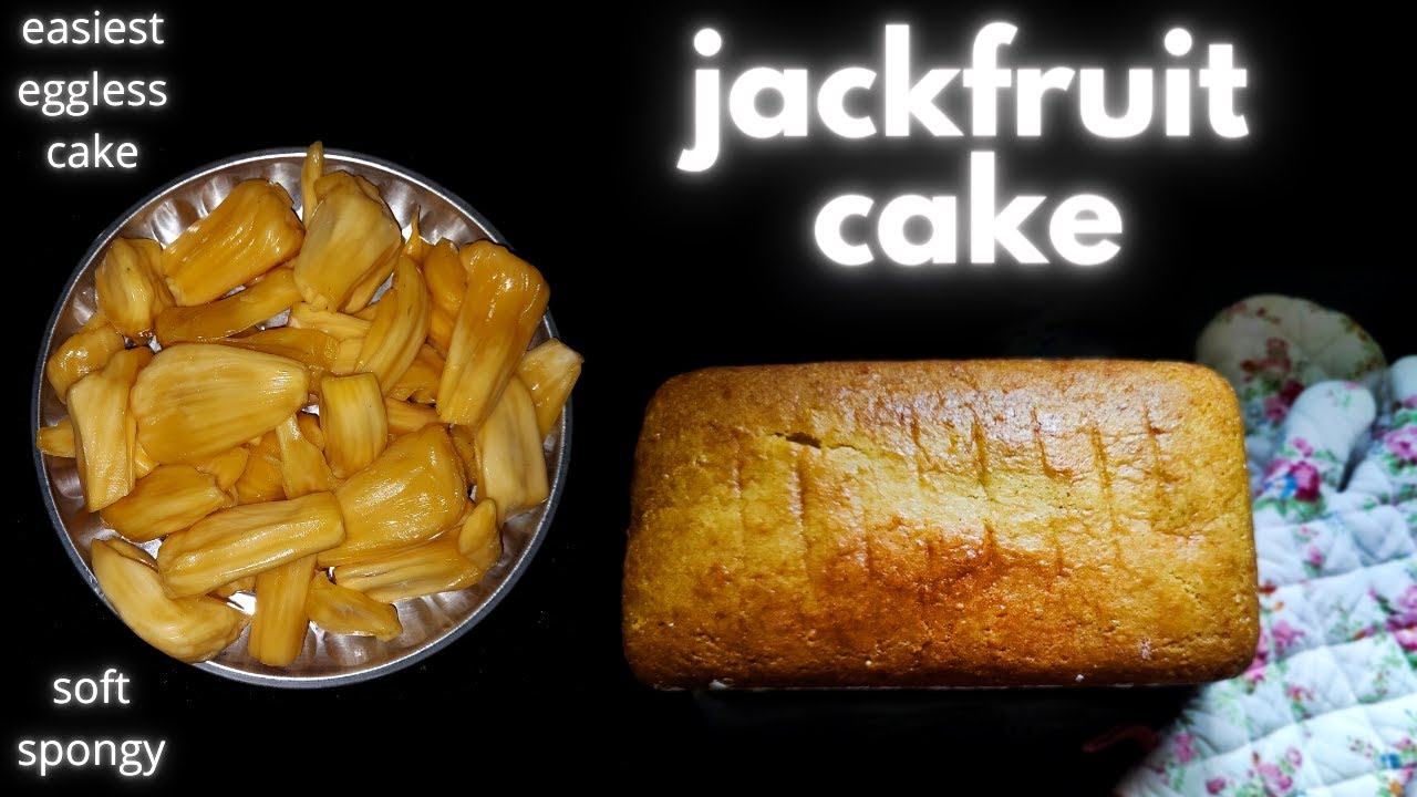 JACKFRUIT CAKE in oven | JACKFRUIT CAKE recipe without egg | Homemade JACKFRUIT CAKE recipe
