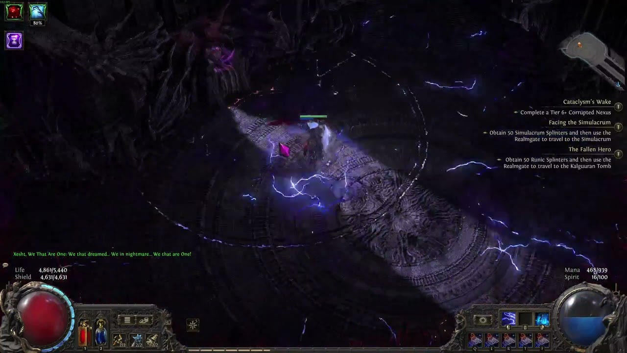 Blood Mage Spark Cast on Crit Xesht T3