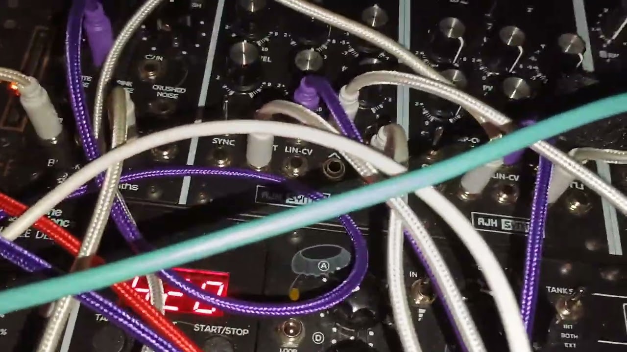 GLOBAL UNDERGROUND SELECT - CASCADED FM MODULAR CD PATCH TEST MOOG, AJH SYNTH, ERICA SYNTHS, INSTRUO