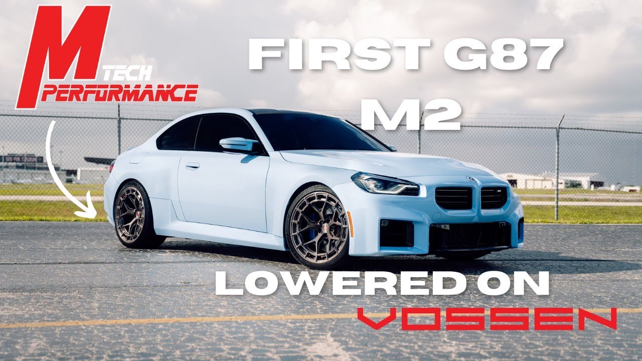 First Bmw G87 M2 Lowered On Vossen Wheels - See How It Looks!