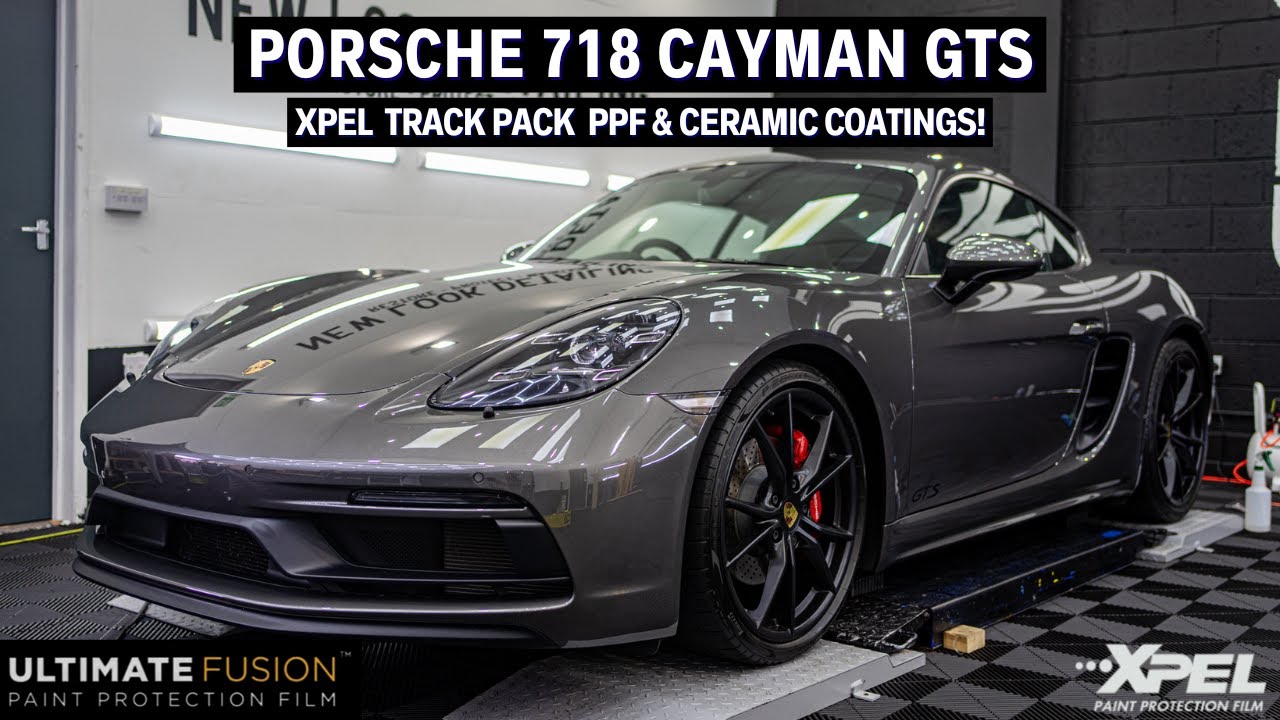 Porsche 718 Cayman GTS at The Studio for Xpel Track Pack PPF & Ceramic Coatings!