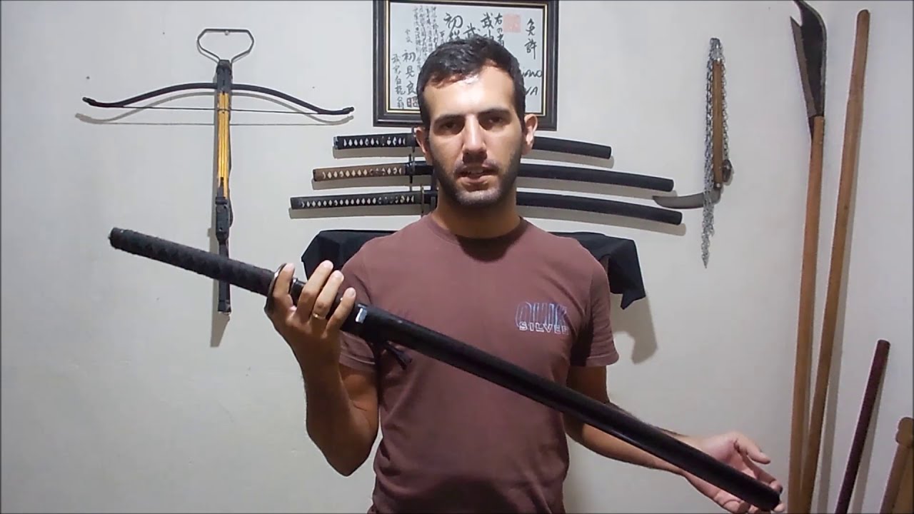 Será que dá para treinar com umas espada decorativa?