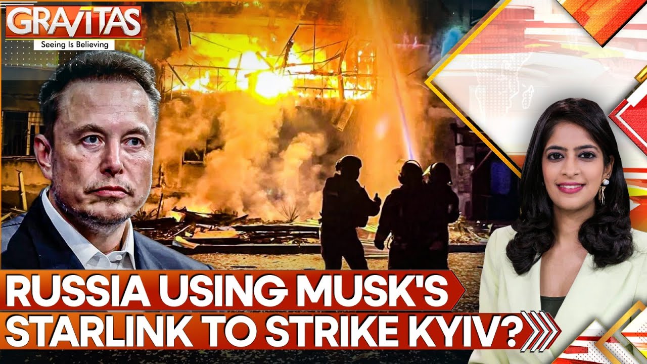 Is Elon Musk’s Starlink Helping Russia Strike Ukraine? | Report | GRAVITAS