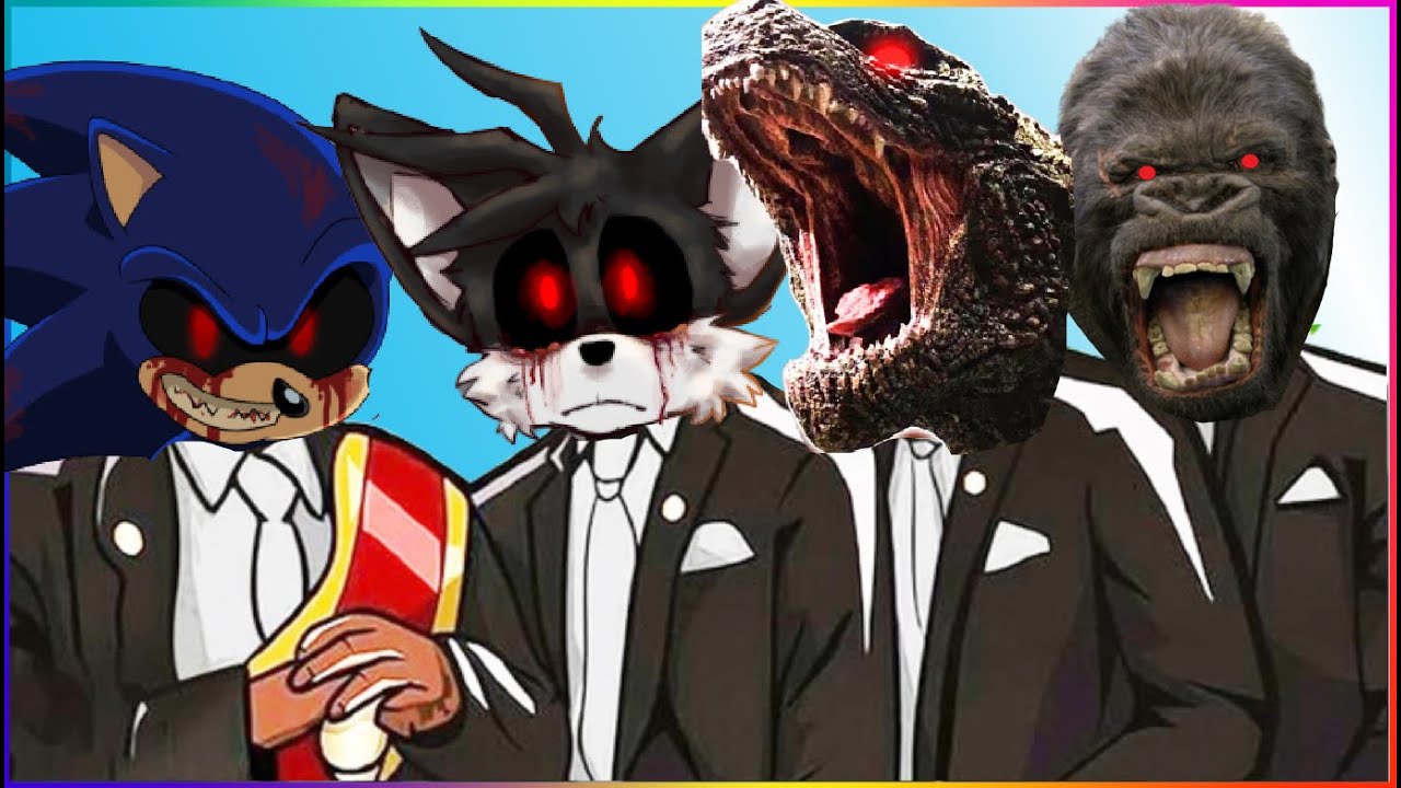 Coffin Dance X Baby Shark COVER  - Sonic EXE , Tails EXE , Godzilla EXE , King Kong EXE
