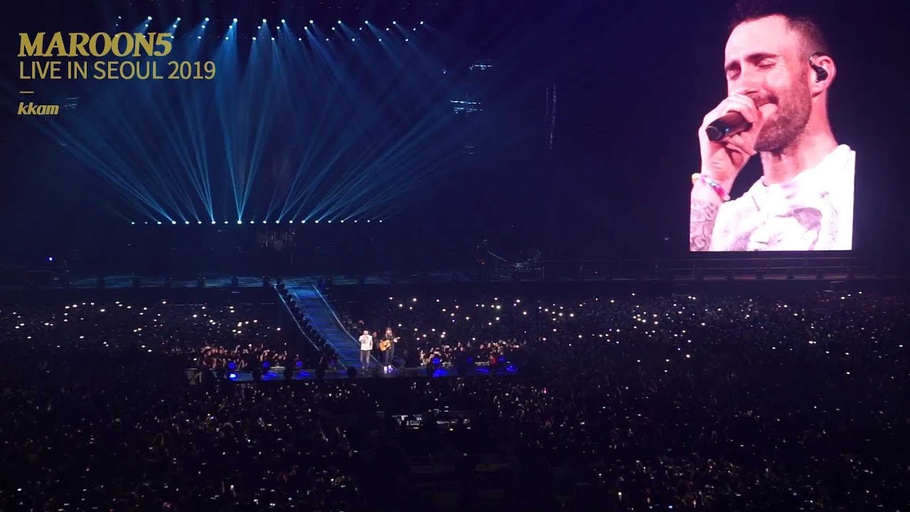 마룬5 내한공연 - Lost Stars +떼창 (190227 MAROON5 Live in Korea)