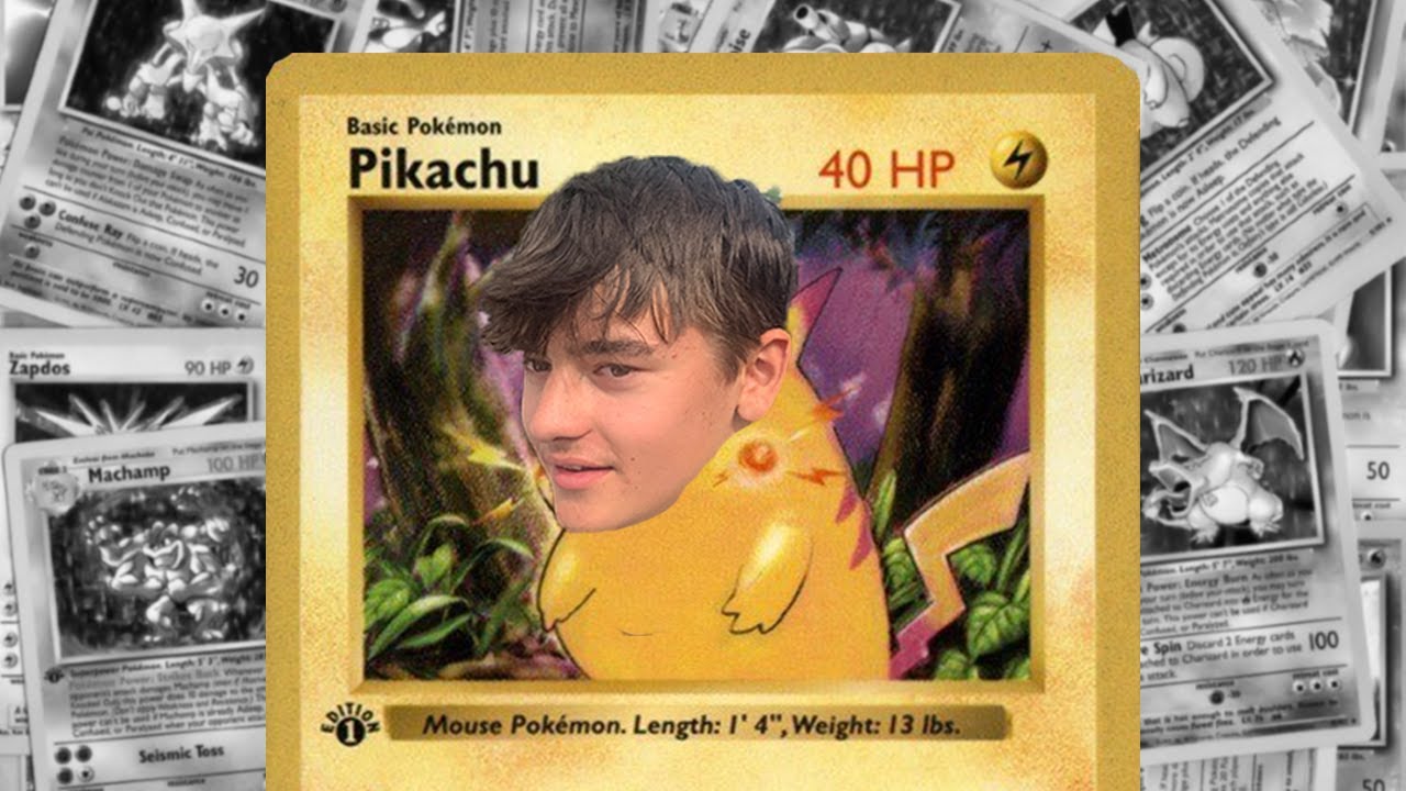 I made my Friends into Pok&eacute;mon Cards