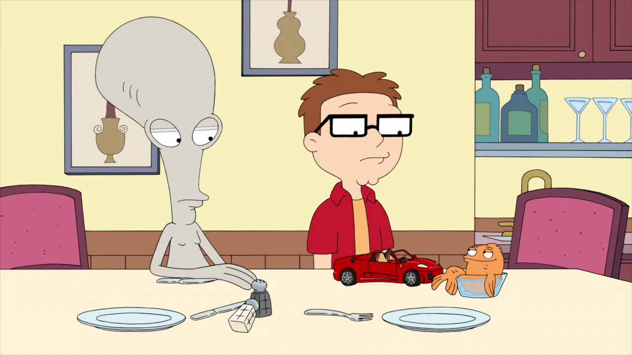 klaus ha coducido un ferrari - American Dad