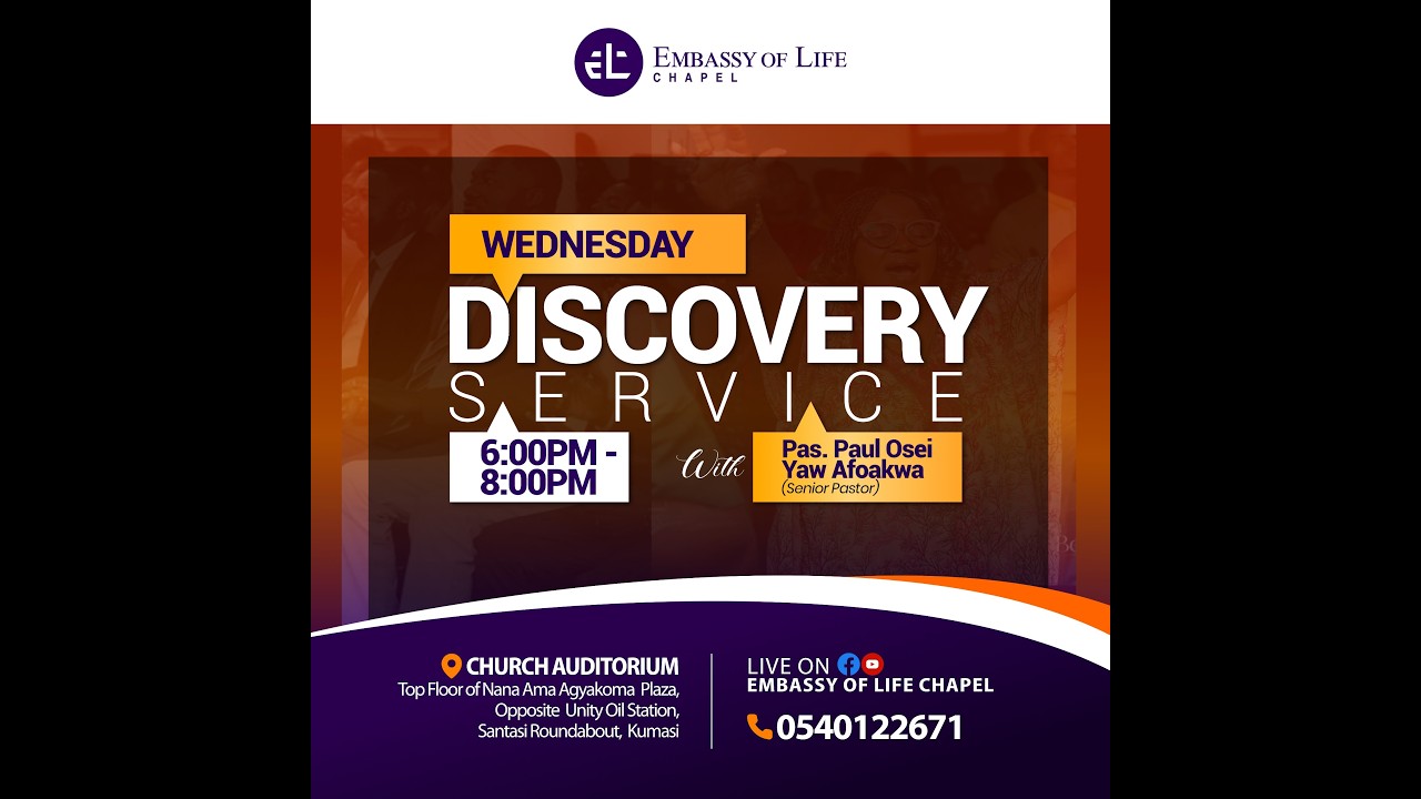 WELCOME TO OUR DISCOVERY SERVICE (11TH FEBRUARY, 2026)