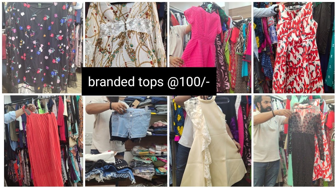 Hyderabad Ameerpet branded tops @100/ party wear gowns/ jeggings/ jeans shorts