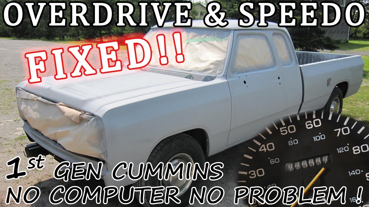 Overdrive and Speedometer HACK - 1993 Dodge Cummins D250 Truck