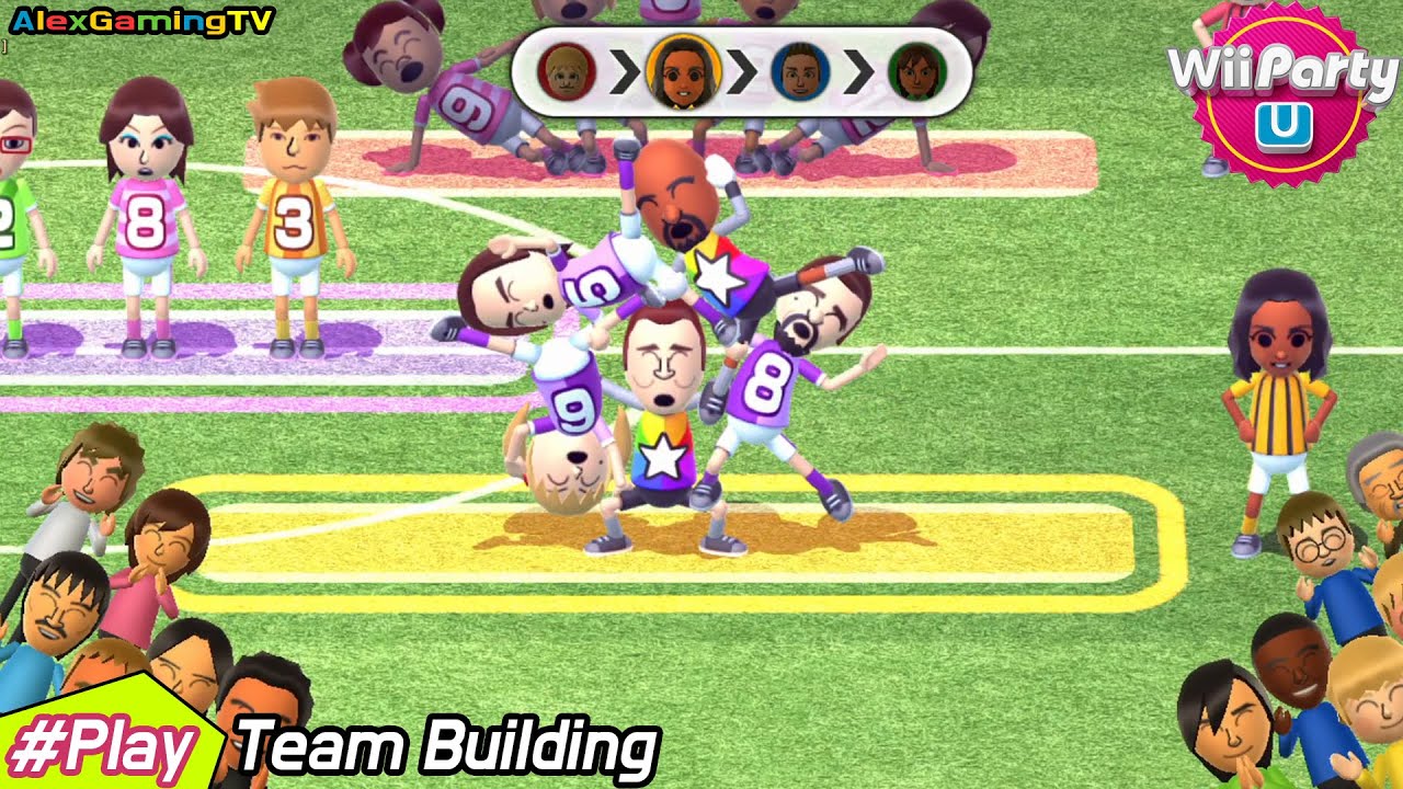 Wii Party U -Team Building (Master CPU, Eng Sub) Player Nick