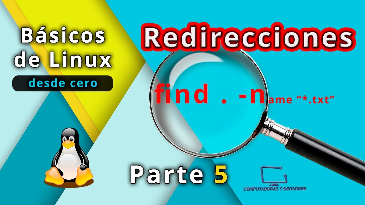 Curso de Linux - E y S estándar, Redirecciones, el comando find | Parte 5 Básicos de Linux