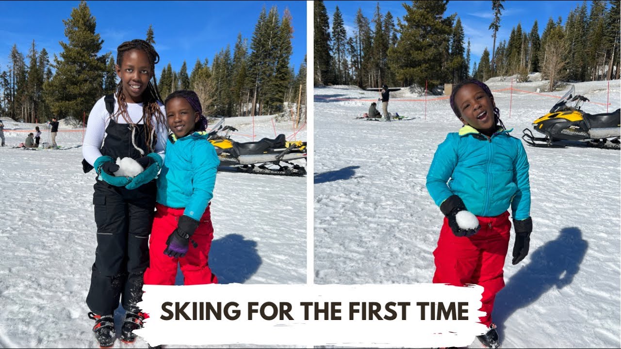 Learning to ski at Badger Pass || Winter in Yosemite #skiing #snow #snowfun #winter #winterfun