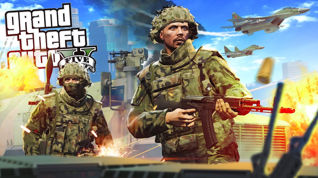 ВРАЖДЕБНЫЙ ВОЕННЫЙ ЗАХВАТ в GTA 5 RP!