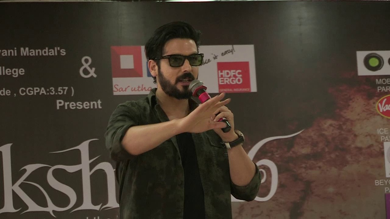 ZAYED KHAN AT MITHIBAI COLLEGE FOR KSHITIJ 16 EVENT