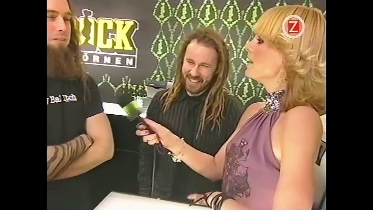 In Flames - interview at Rockbj&ouml;rnen 2004