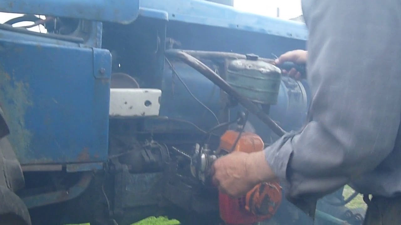 Пускач на Т-40.  Ураловский мотор.