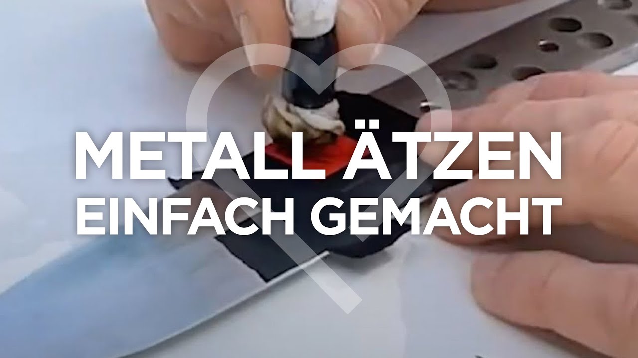 Metall &auml;tzen einfach gemacht