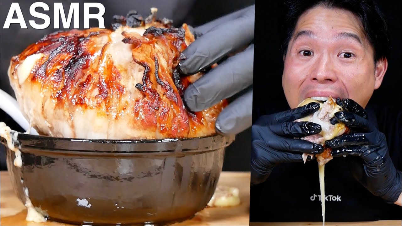 【ASMR】BIG CHEESE with PORK 🔥【COOKING】KETO