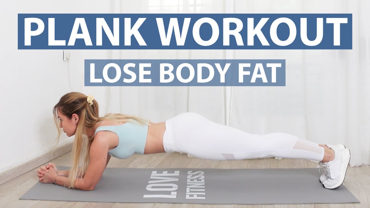 PLANK WORKOUT- LOSE BODY FAT & SLIMMER WAIST