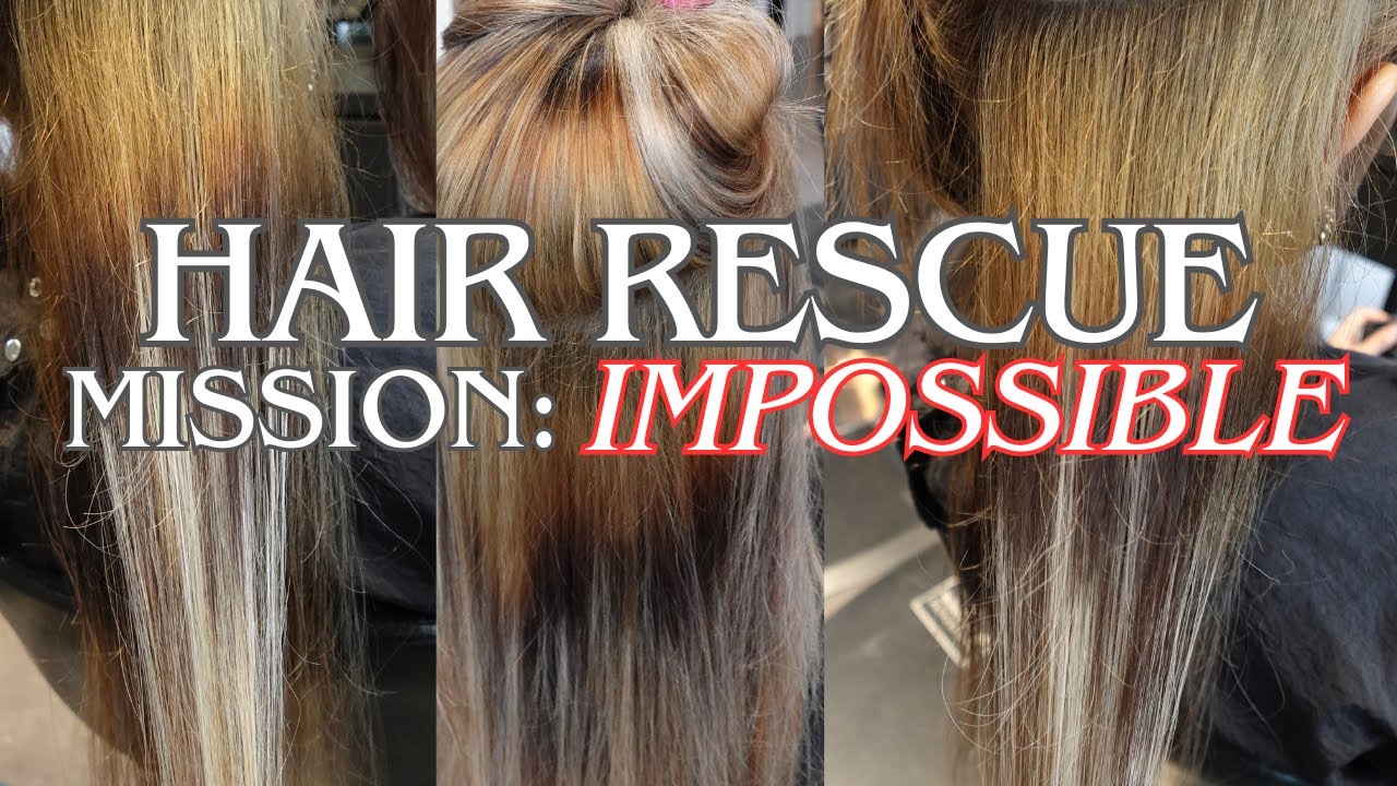 The WORST Hair Disaster I Have Ever Seen | Attempting To Fix Another Hairdresser's Lazy Work