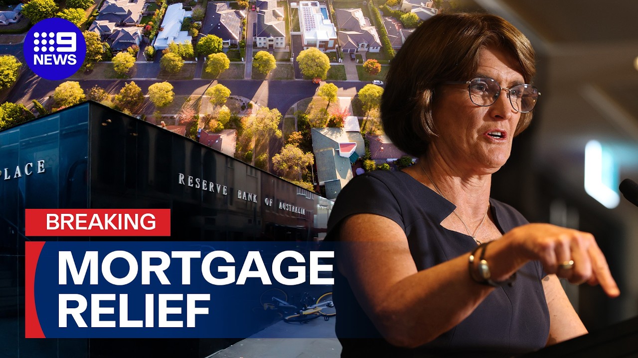 JUST IN: Reserve Bank keeps interest rates steady at 4.35 per cent | 9 News Australia