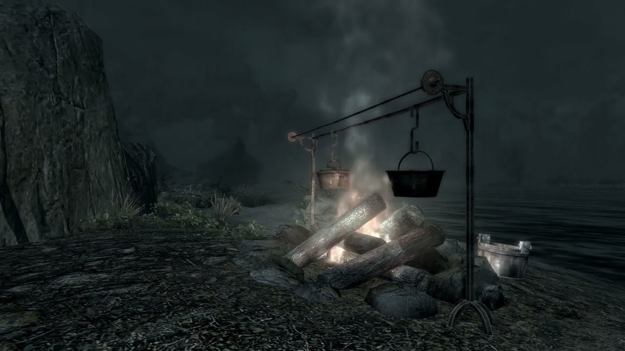 3 Hours of Relaxing Skyrim Ambience for Sleep