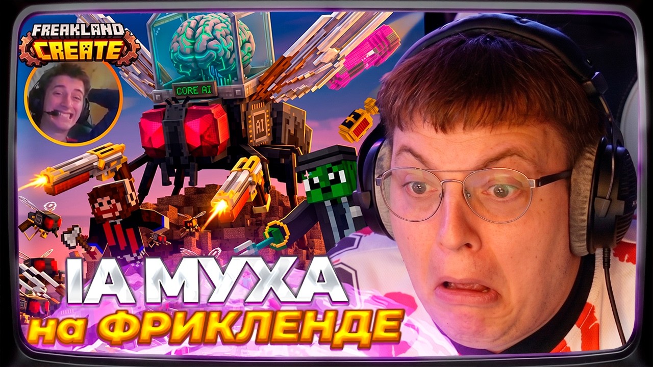 ВООРУЖЁННАЯ ИИ МУХА НАПАЛА НА ФРИКЛЕНД! ПЯТЁРКА ЕКА И КАКТО СПАСАЮТ СЕРВЕР!