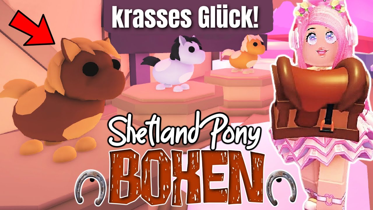 wir ÖFFNEN die 1️⃣. 🐴SHETLAND PONY🐴 BOXEN 🎁✅ in Adopt Me! Roblox DEUTSCH