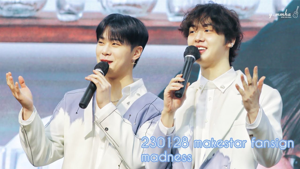 230128 메이크스타 대면팬싸(makestar fansign) -madness dance moonbin&sanha