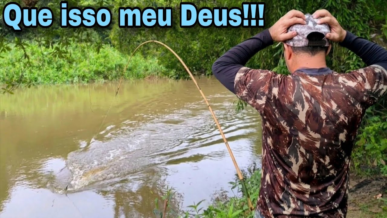 Tomou a vara e levou pra longe no rio!!! 😱