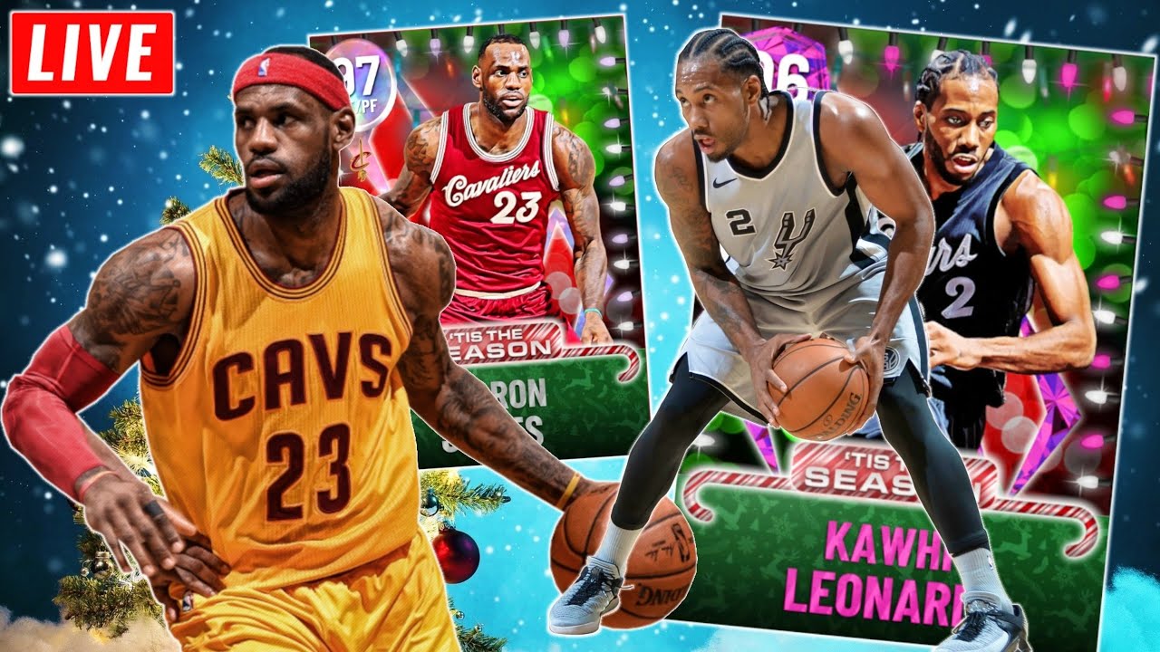 MERRY CHRISTMAS! NBA 2K22  Myteam LIVE * WE GOT BRON, STEPH, RUDY & KAWHI * LETS GOOOOOO