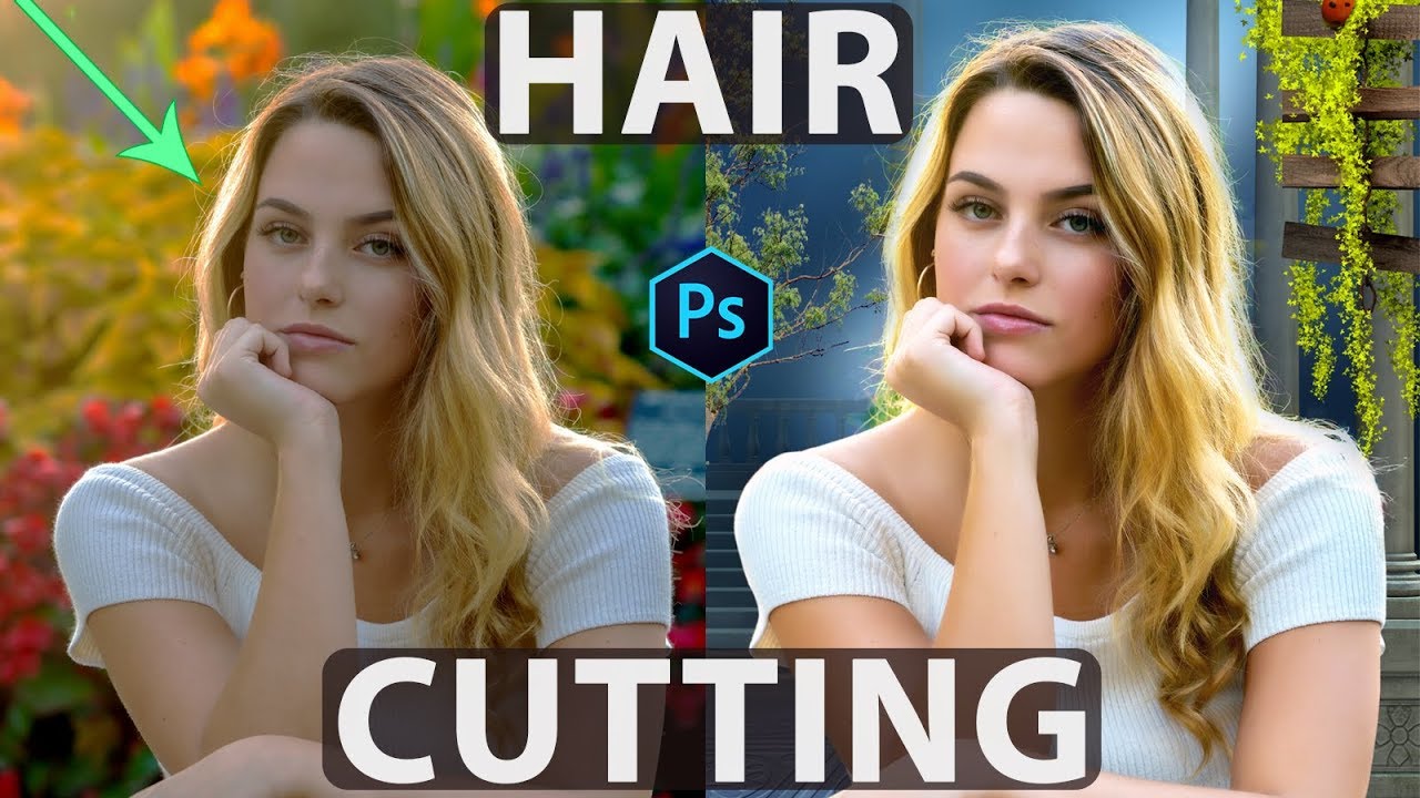 How To Hair Cutting Multiple Color Photoshop CC iN Hindi Vickey Bhelave