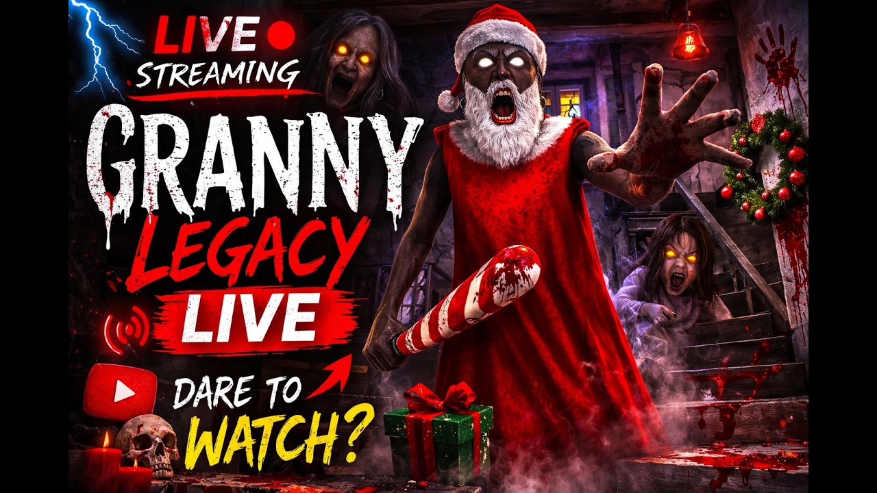 🔥Granny Live🔥Thriller🔥 |🔴Horror Gamepaly🔴| ⚡DEMON FARMZA⚡#granny #grannygame #horror