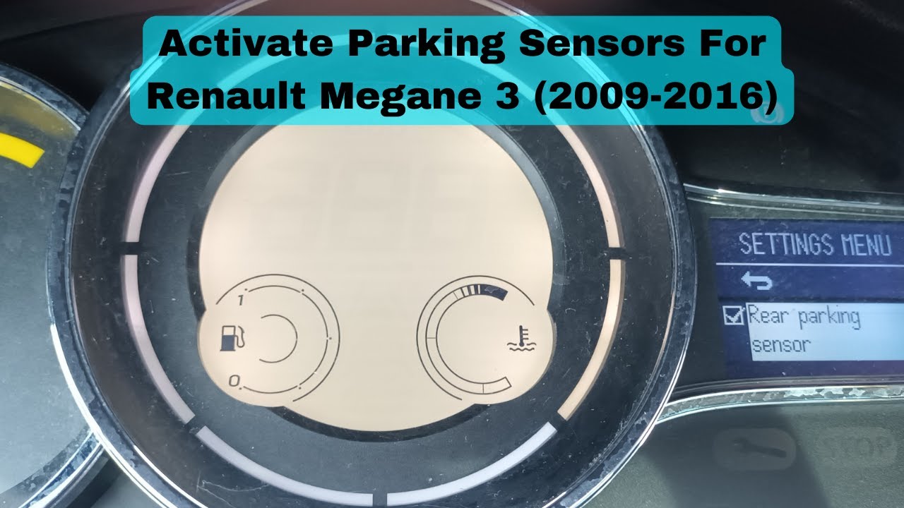 How to Activate Parking Sensors For Renault Megane 3 | CarFreakChannel
