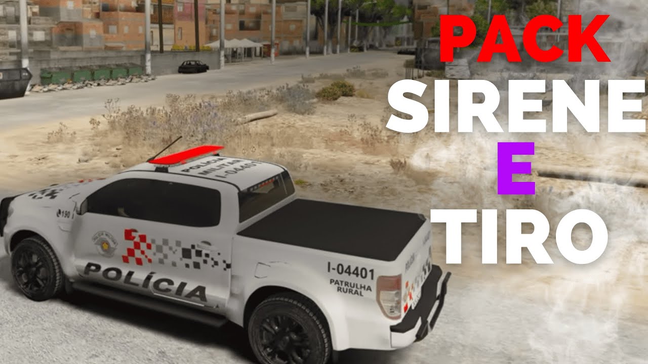 COMO BAIXAR PACK DE SIRENE & TIRO PARA GTA V!