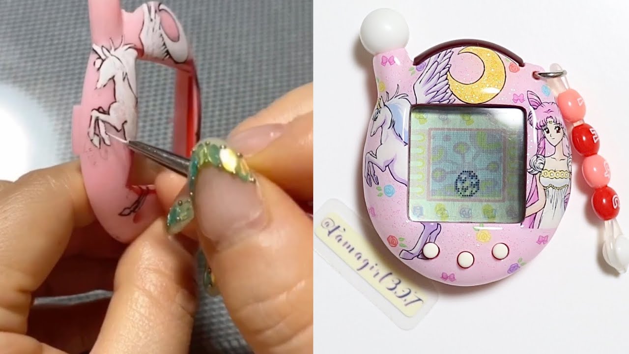 Sailormoon Small Lady Serenity & Helios Pegasus custom Tamagotchi ~セーラームーン スモール レディ & ペガサス　たまごっち~