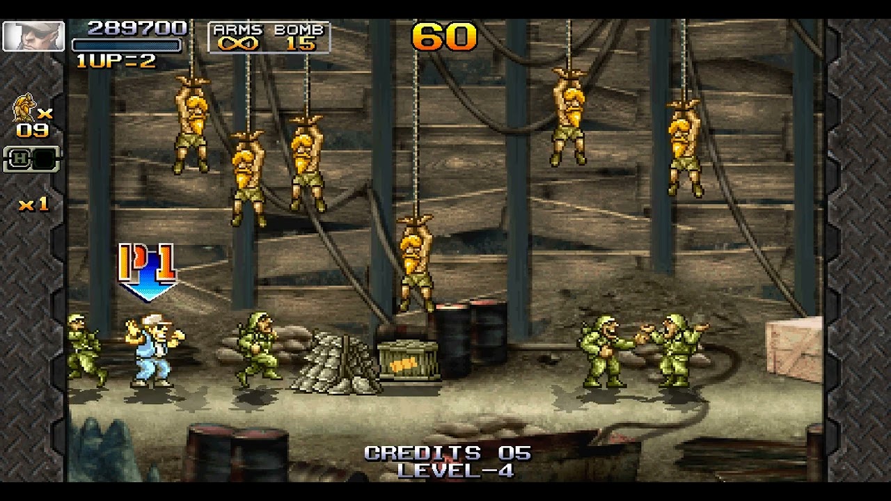 Metal Slug SB Fanthology v0.5.3:Test Areas - (Characters with their special moves) Clark Still