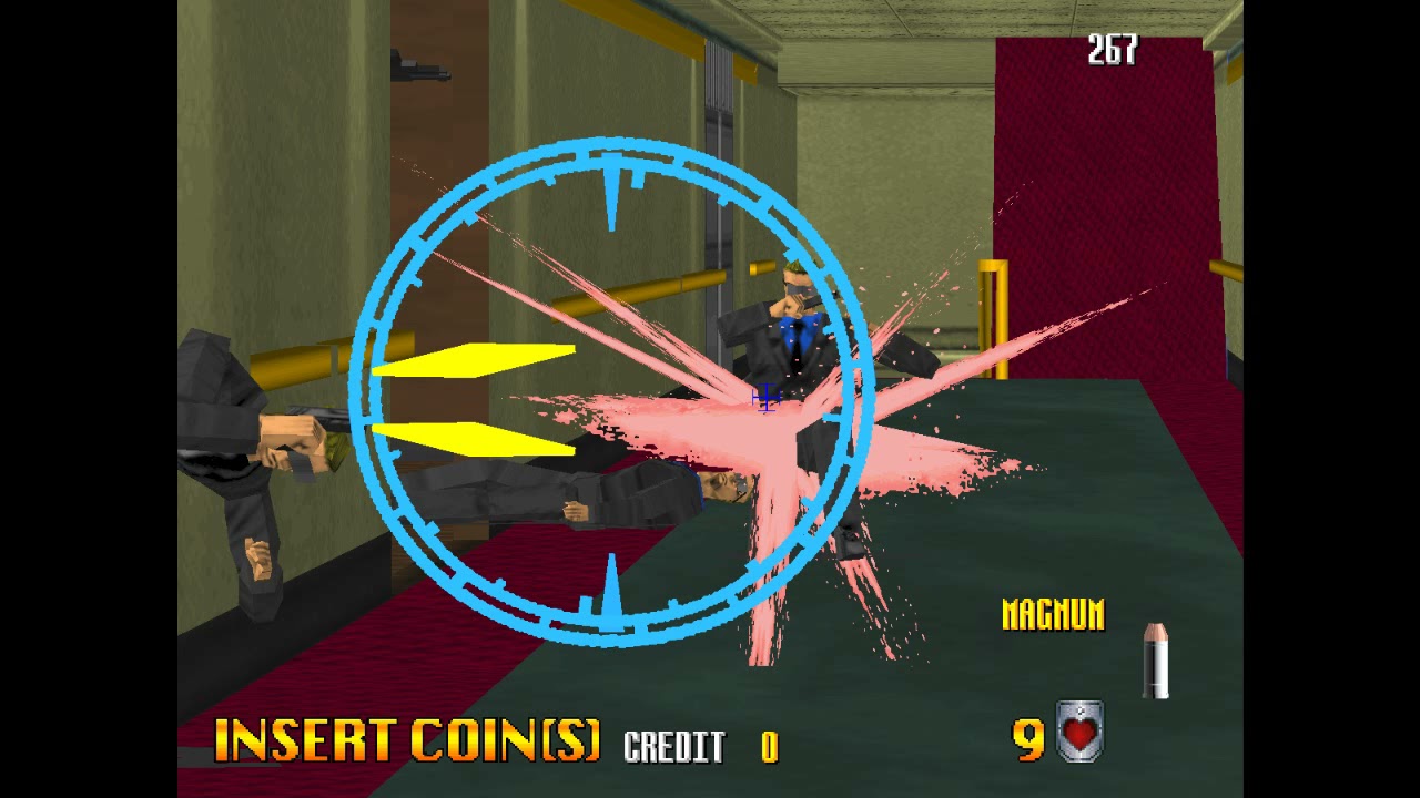 Virtua Cop 2 Arcade - Gameplay as Janet Marshall