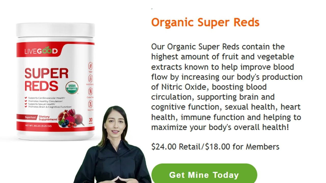 LIVEGOOD REVIEWS...Organic Super Reds        #livegood