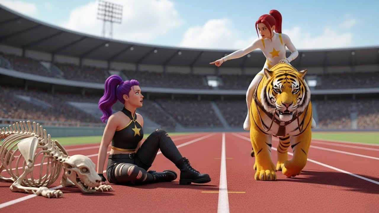 RUMI Gets Saber-Toothed Tiger Racing Championship - KPOP Demon Hunters - EP1