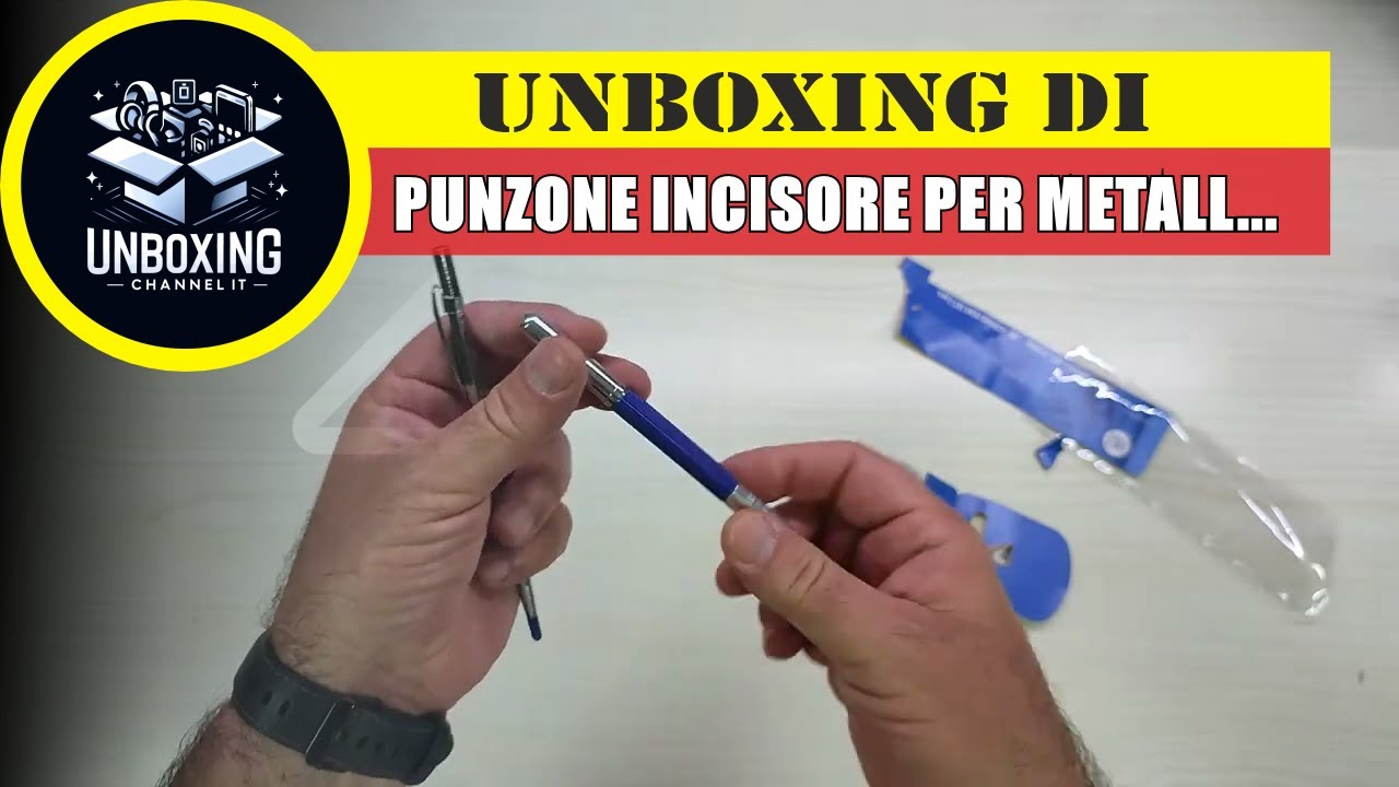 Punzone Incisore per Metallo Legno Ceramica Vetro Acciaio  S - S&R Scriber Tool