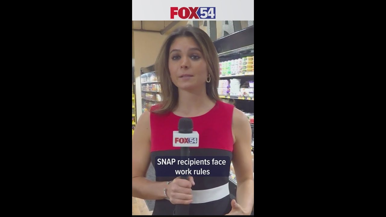 SNAP recipients must meet work requirements