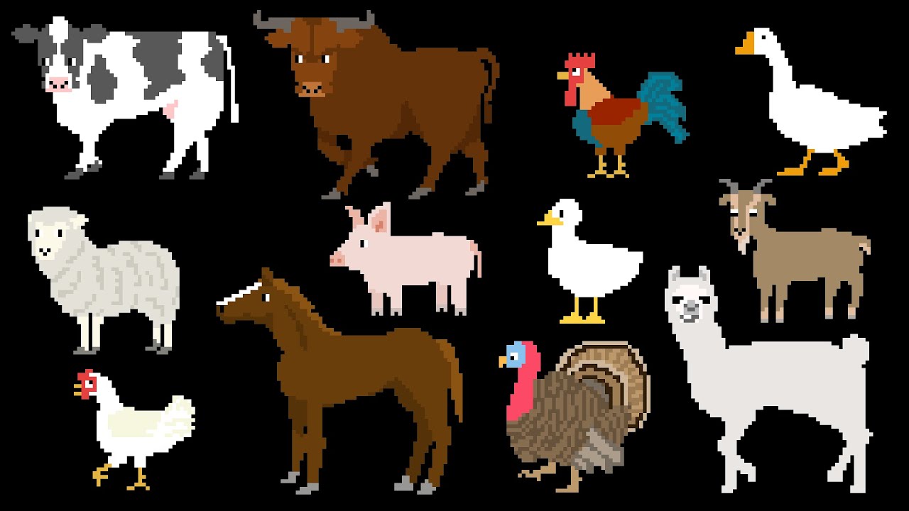 Farm Animals - Old MacDonald  - The Kids' Picture Show (Fun & Educational Learning Video)
