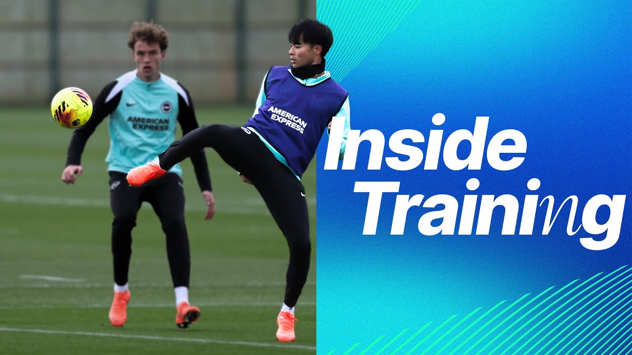 Kostoulas, Mitoma and Georgi's Goals Galore | Brighton Inside Training