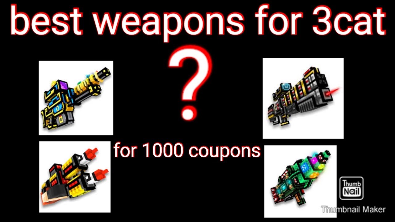 *TOP 10* weapons for 3cat spam with 1000 coupons | PG3D |